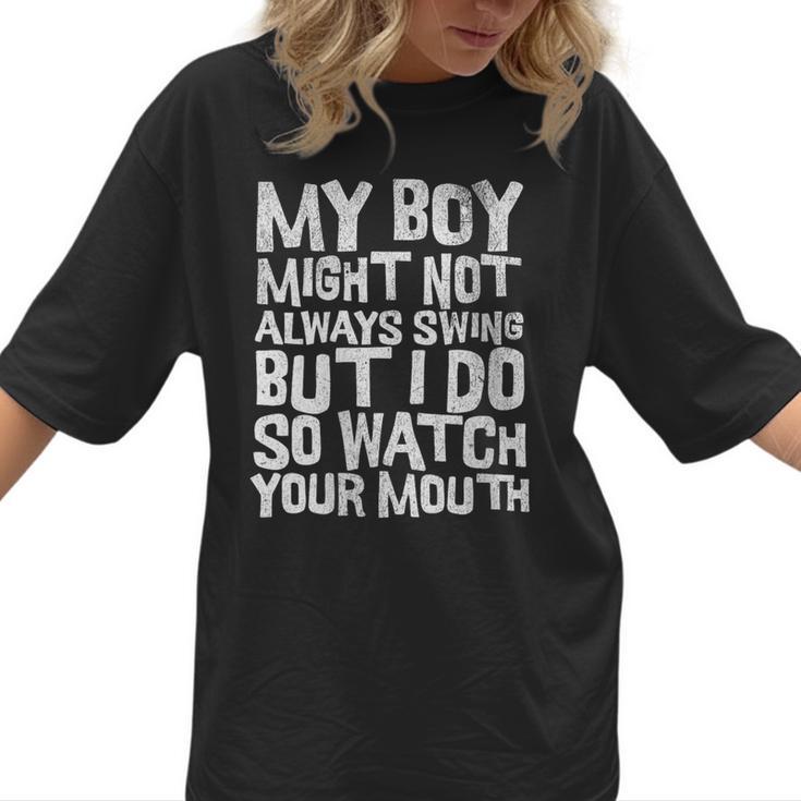 Proud Sassy Baseball Mom Women T-Shirt