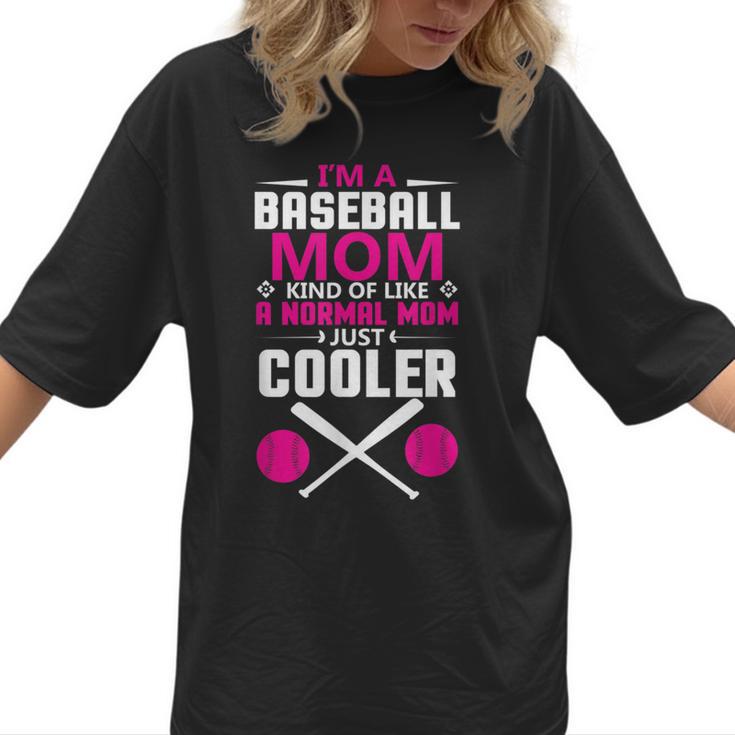 Self Expression Cool Baseball Mom Positive Thinking Women T-Shirt 