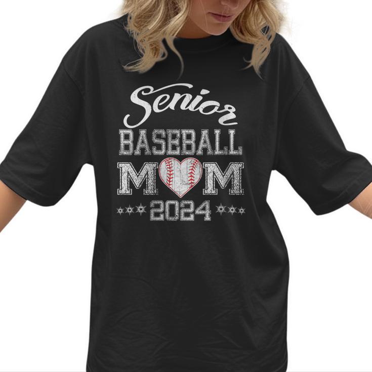 Senior Baseball Mom 2024 Class Of 2024 Graduation Women T-Shirt