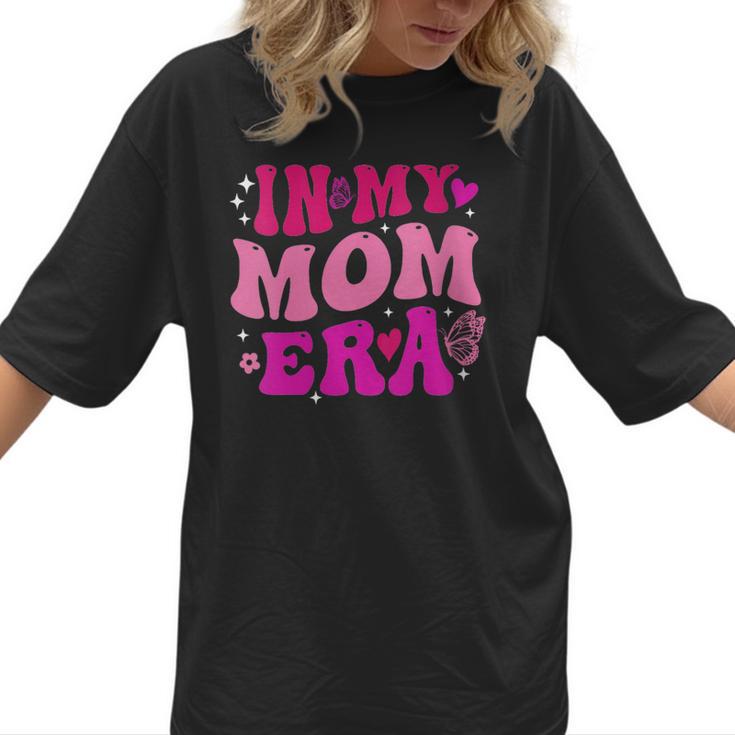 In My T-Ball Mom Era Leopard Baseball Mom Groovy Women T-Shirt