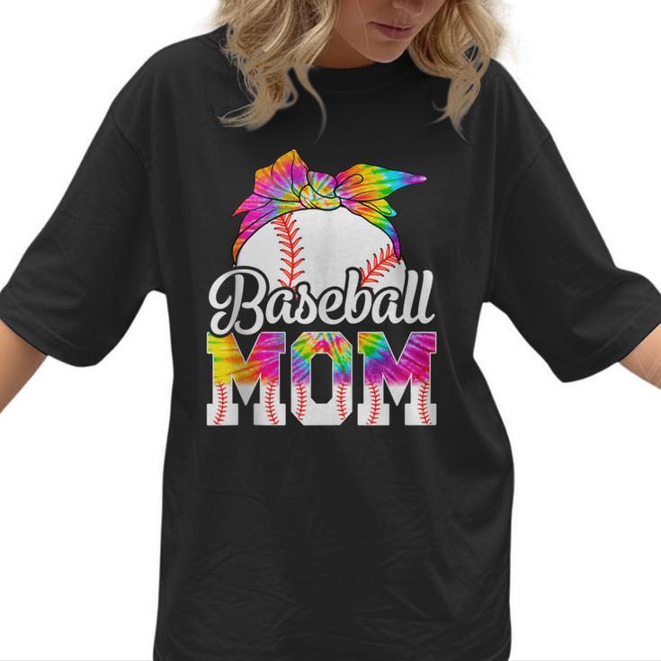 Tie Dye Baseball Mom Baseball Mama Sport Mother's Day Women T-Shirt