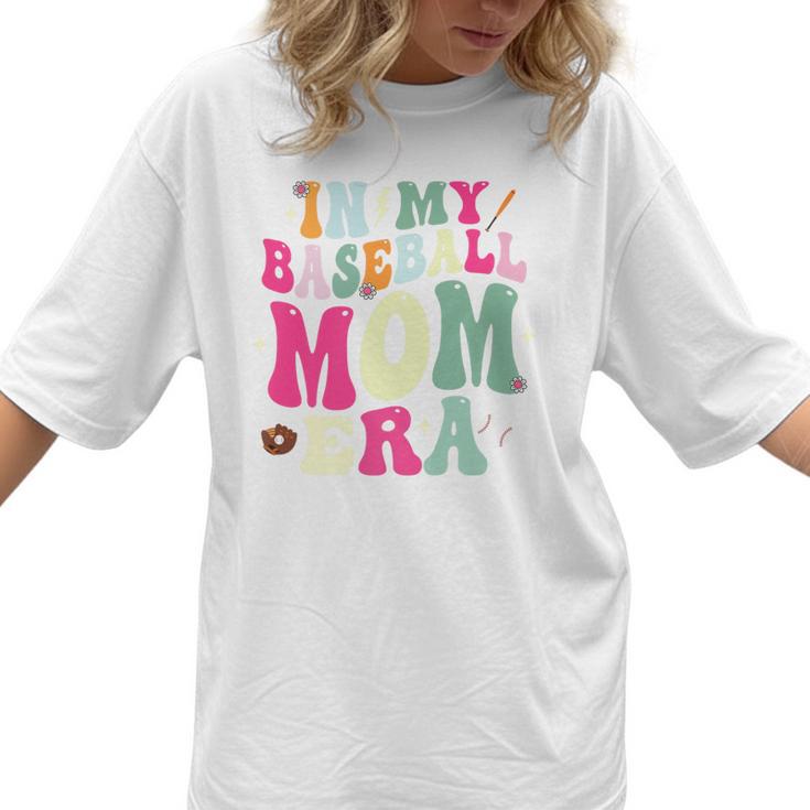In My Baseball Mom Era Baseball Mama Premium Women T-Shirt