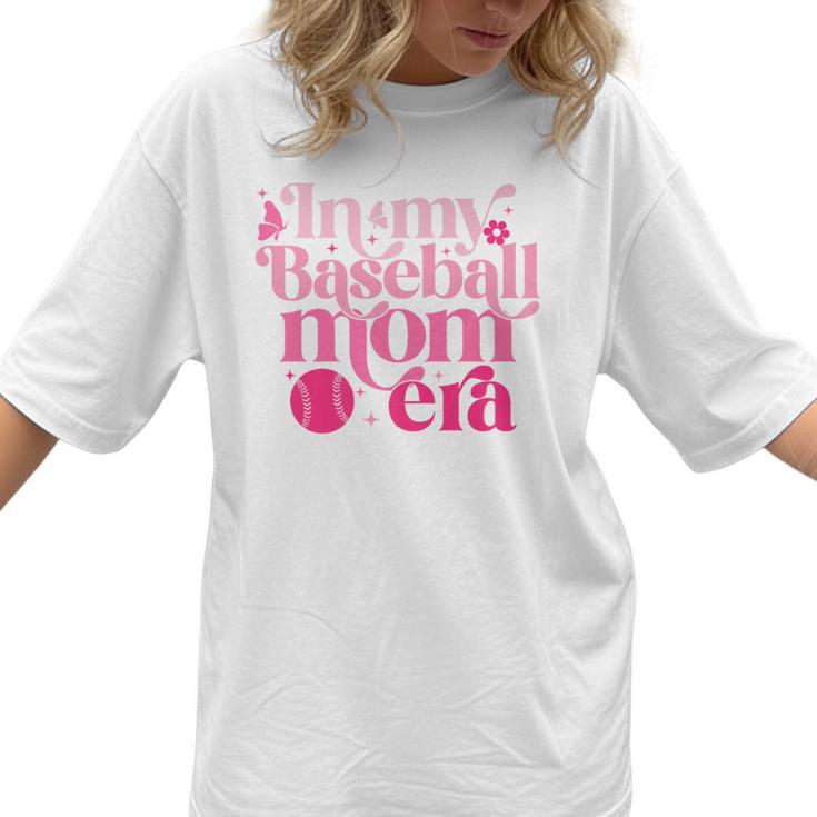 In My Baseball Mom Era Retro Mom Life Mother's Day 2024 Premium Women T-Shirt