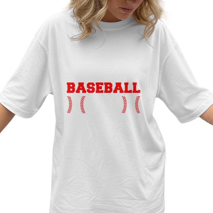 Baseball Mom Loud Proud Quote Game Day Sports Mama Saying Women T-Shirt 