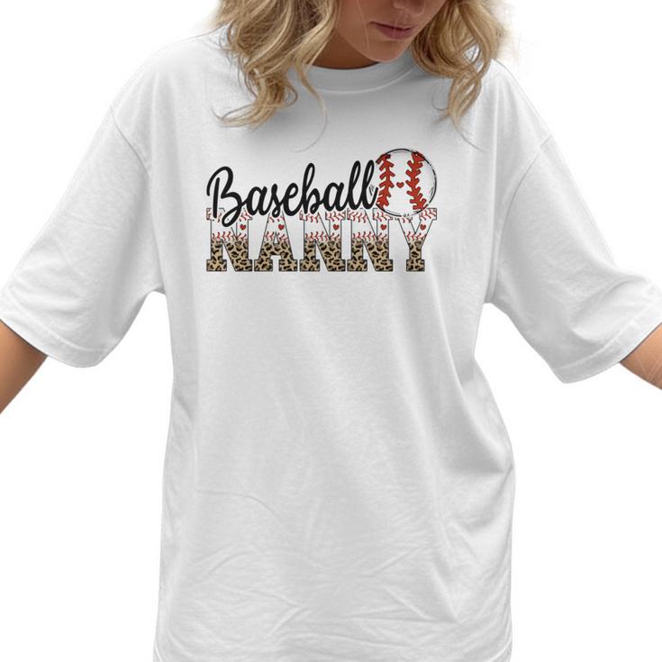 Baseball Nanny Women BallPark Nanny Baseball Mom Women T-Shirt 