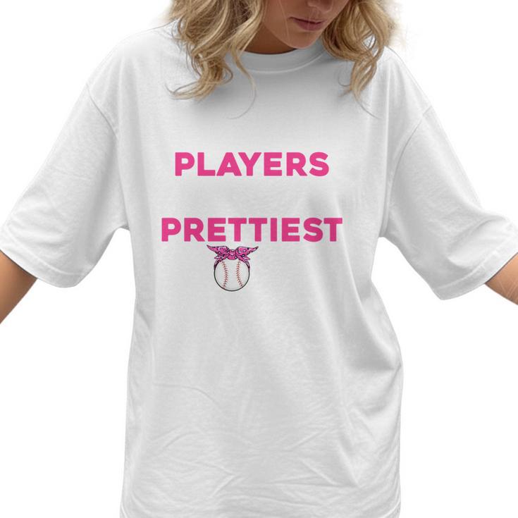 Baseball Players Have The Prettiest Moms Baseball Moms Women T-Shirt 