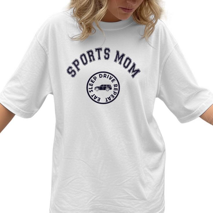 Eat Sleep Sports Hockey Cheer Baseball Mom Taxi Women T-Shirt