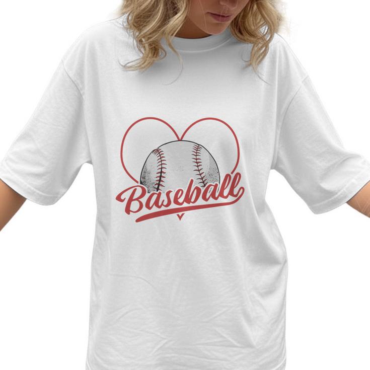 Home Runs And Heartbeats Being A Baseball Mom Women T-Shirt 