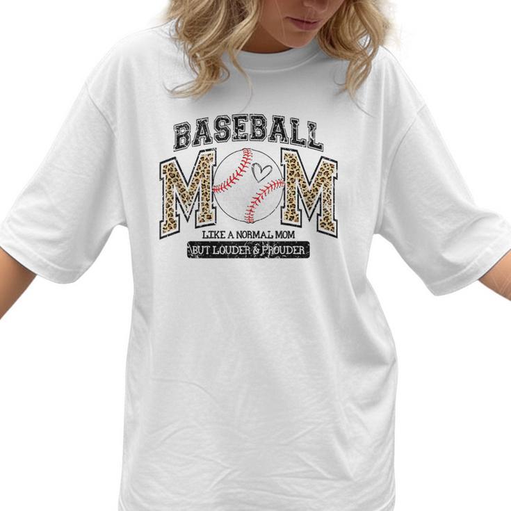 Proud Baseball Mom Shirt For Women Baseball Mom Team Women T-Shirt