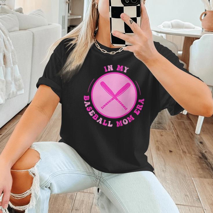In My Baseball Mom Era Retro Game Day Mom Era 2 Sides Women T-Shirt In My Baseball Mom Era Retro Game Day Mom Era 2 Sides Women T-Shirt
