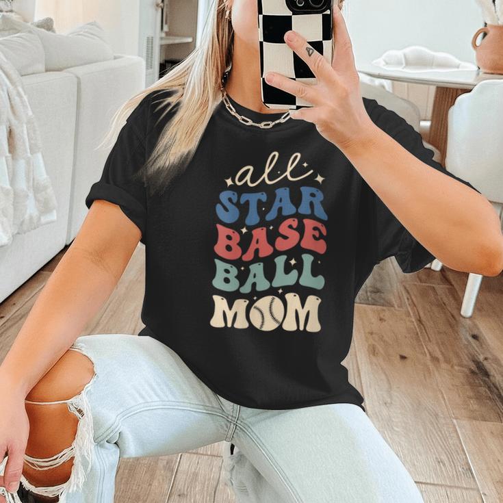 All Star Baseball Mom Women T-Shirt All Star Baseball Mom Women T-Shirt