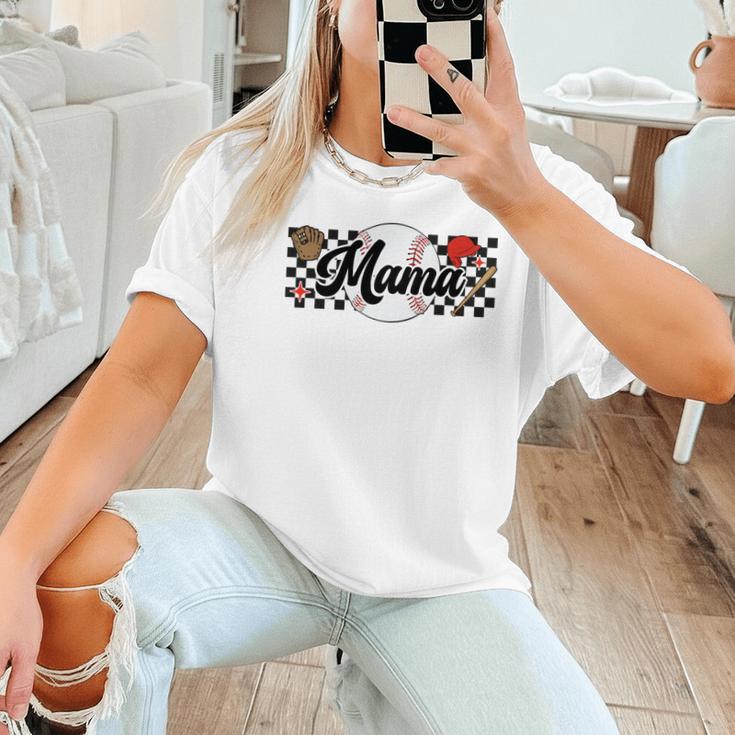 Baseball Mama Game Day Vibes Women Baseball Mom Women T-Shirt Baseball Mama Game Day Vibes Women Baseball Mom Women T-Shirt