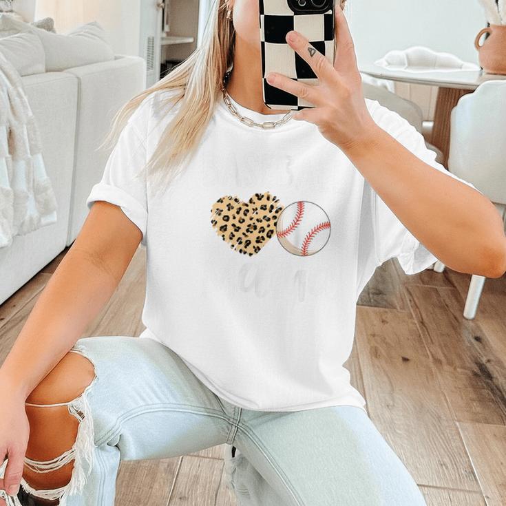 Baseball Mama For Baseball Mom Leopard Game Day Women T-Shirt Baseball Mama For Baseball Mom Leopard Game Day Women T-Shirt