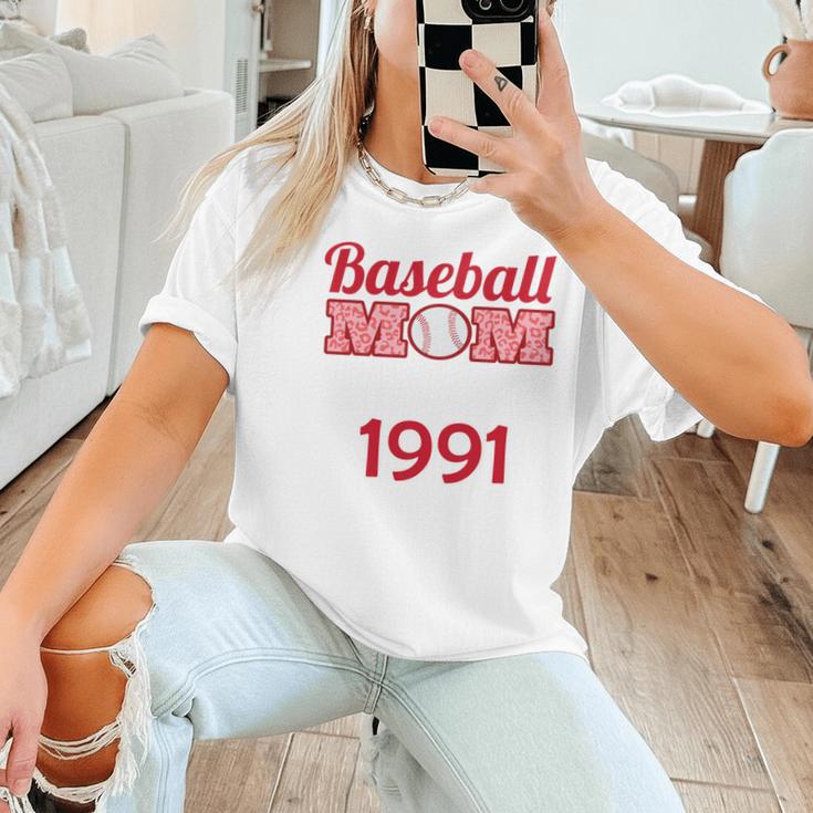 Baseball Mom Since 1991 Women T-Shirt