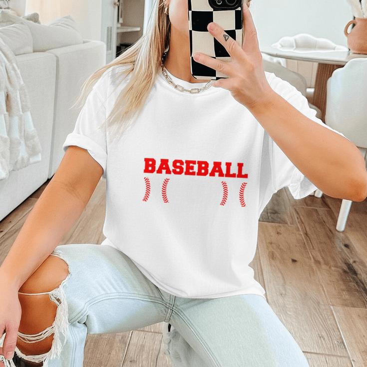 Baseball Mom Loud Proud Quote Game Day Sports Mama Saying Women T-Shirt