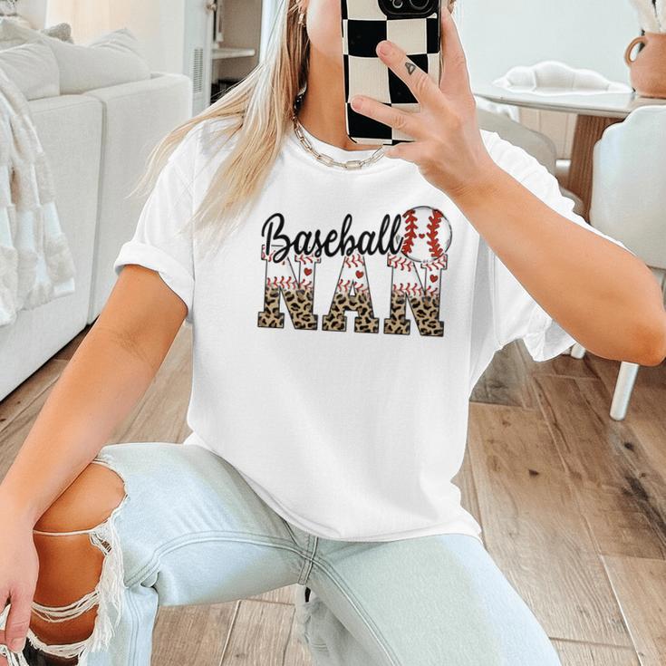 Baseball Nan Women BallPark Nan Baseball Mom Mother's Day Women T-Shirt