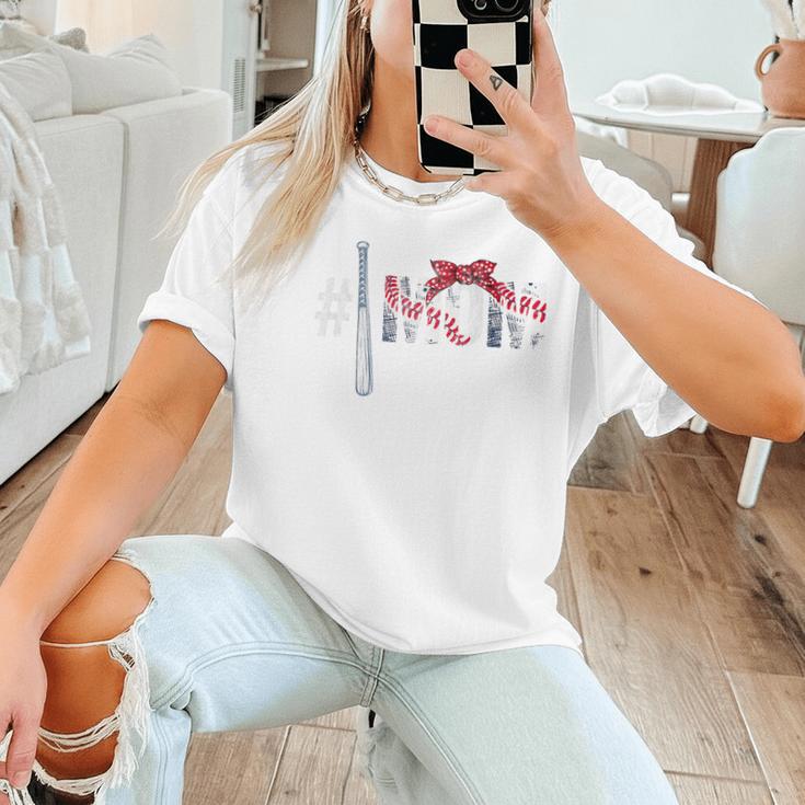 Number One Baseball Mom For Mothers Day Baseball Mommy Premium Women T-Shirt