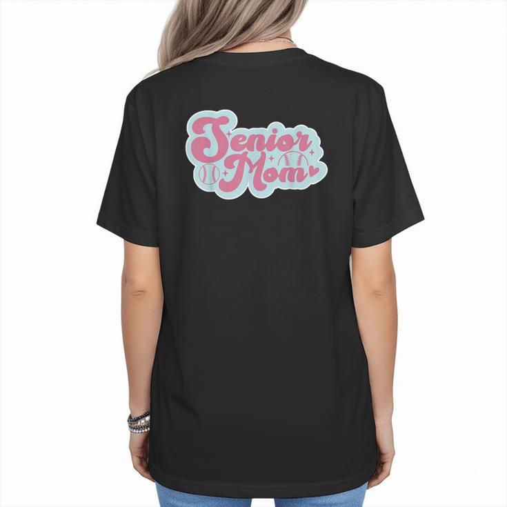 Baseball Mama Senior 2024 Class Of 24 Baseball Mom Graduate Women's T-Shirt Back Print