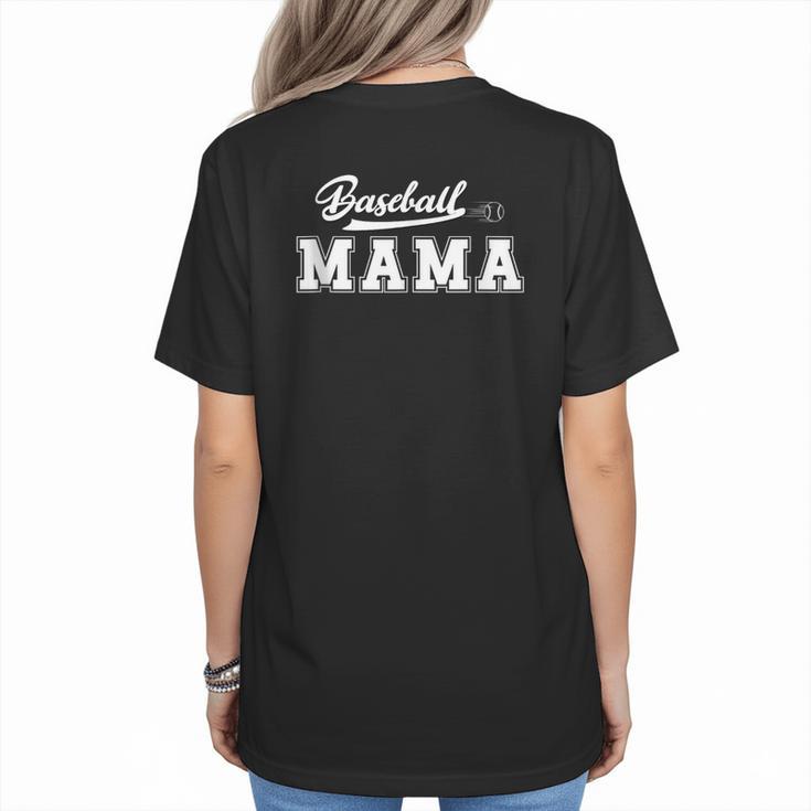 Baseball Mom Design Women's T-Shirt Back Print