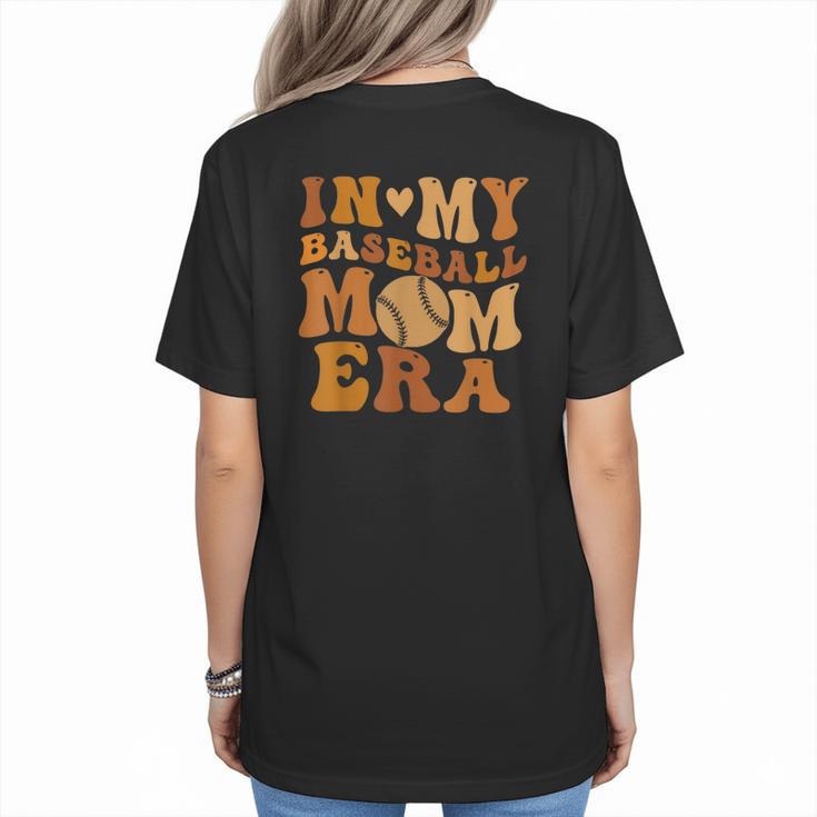 In My Baseball Mom Era For Mama Women's T-Shirt Back Print