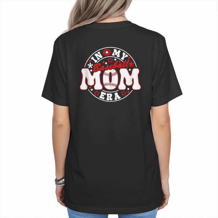 Baseball Mom Era For Women Player Mother Women's T-Shirt Back Print