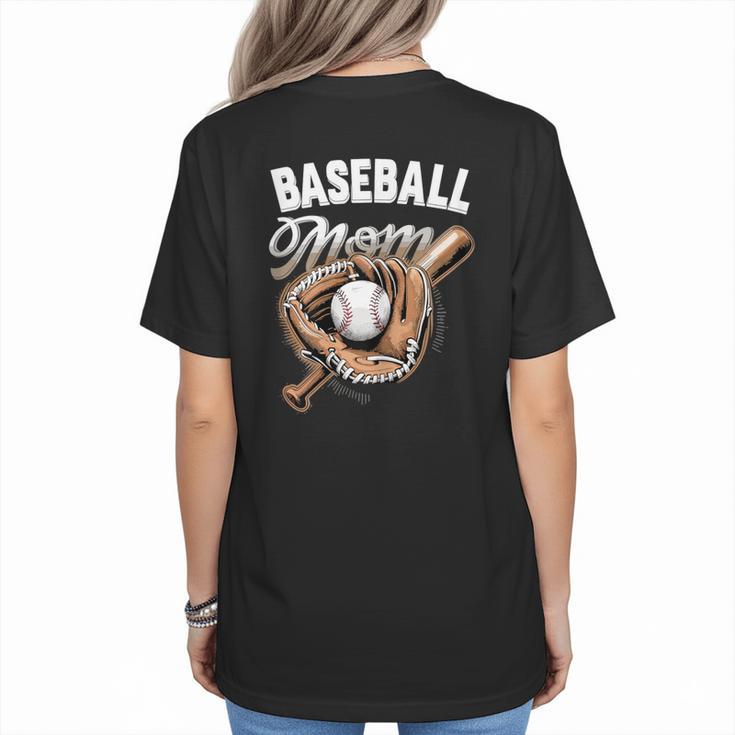 Baseball Mom Baseball Player Women's T-Shirt Back Print