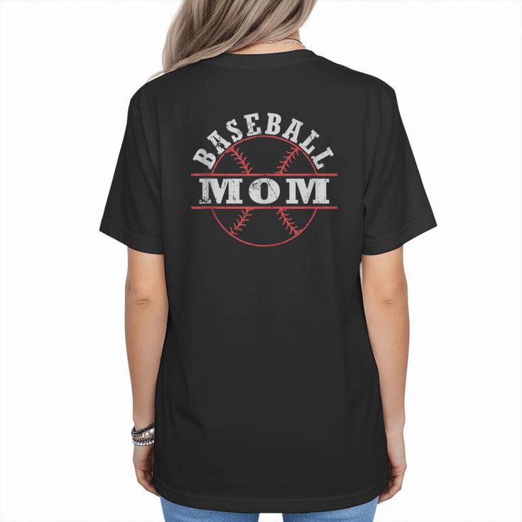 Baseball Mom For Women Women's T-Shirt Back Print