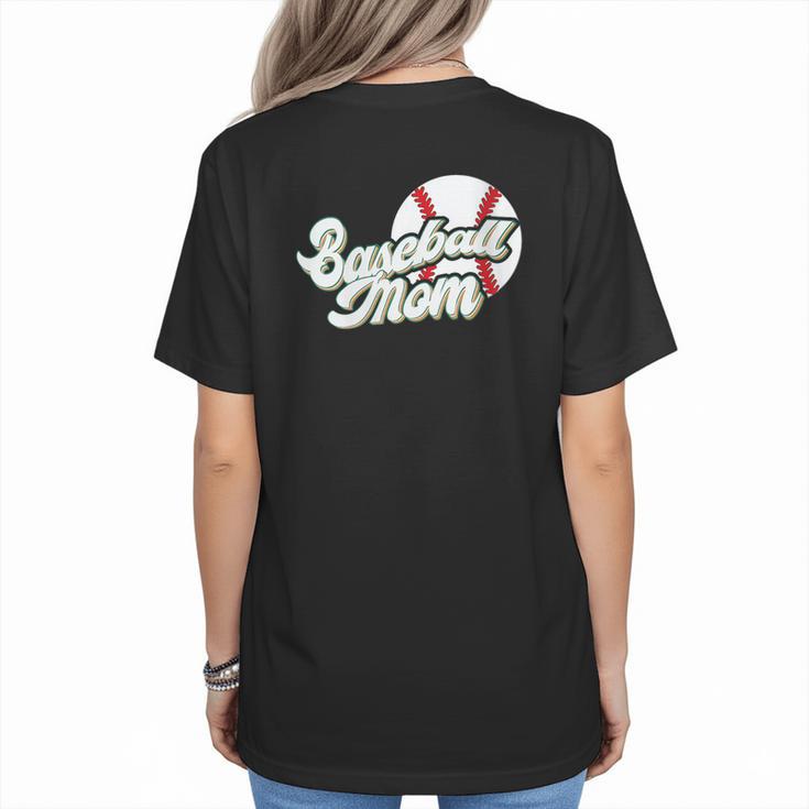 Baseball Mom's Favorite Game Day Women's T-Shirt Back Print