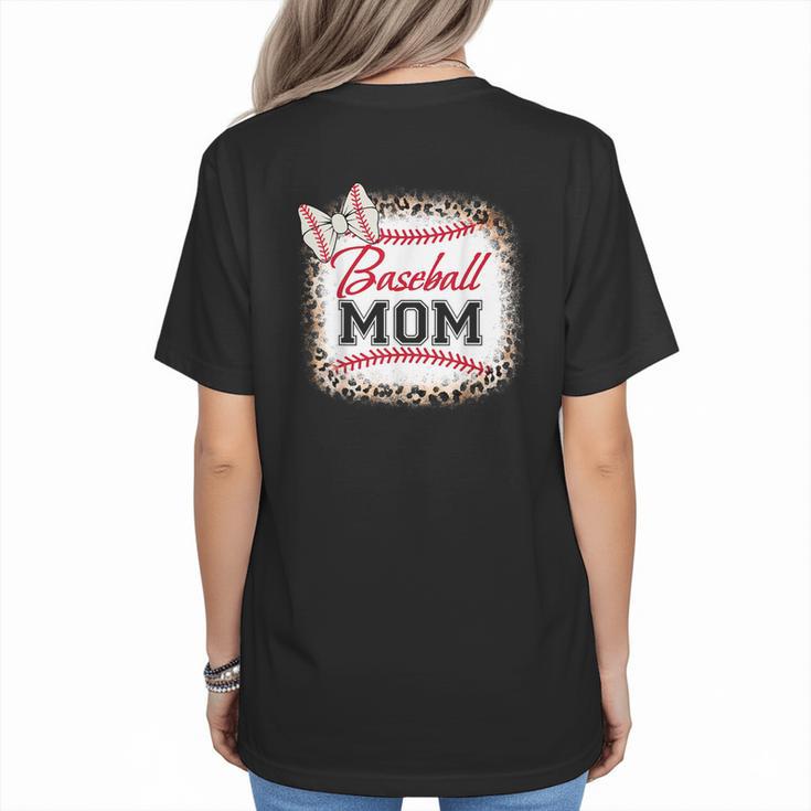 Baseball-Shirt Women Mama Mother Baseball Mom Women's T-Shirt Back Print