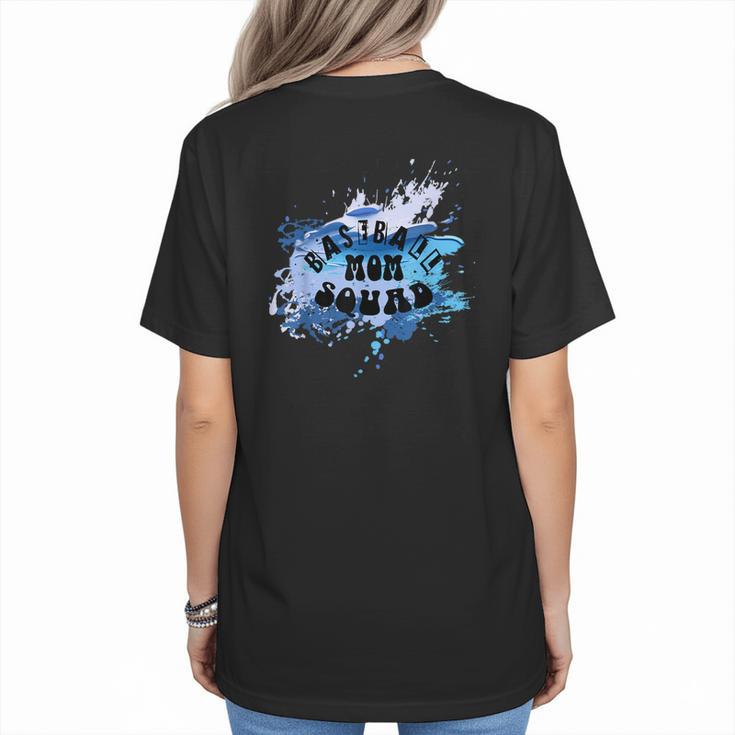Baseball Sons Baseball Moms Squad Women's T-Shirt Back Print