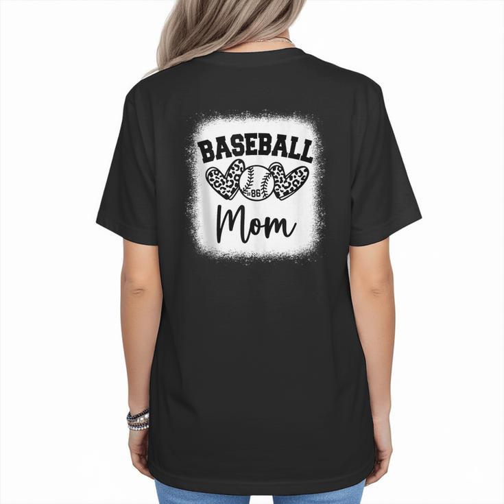 Custom Baseball Mom Number 86 Heart For Mom Women's T-Shirt Back Print