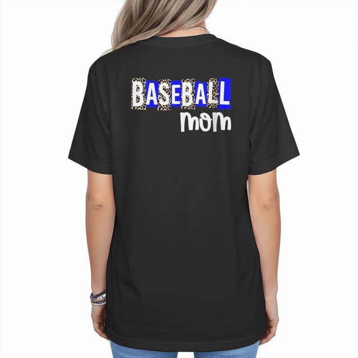 Custom Hustle Tball Tee Ball Womens Baseball Mom Women's T-Shirt Back Print