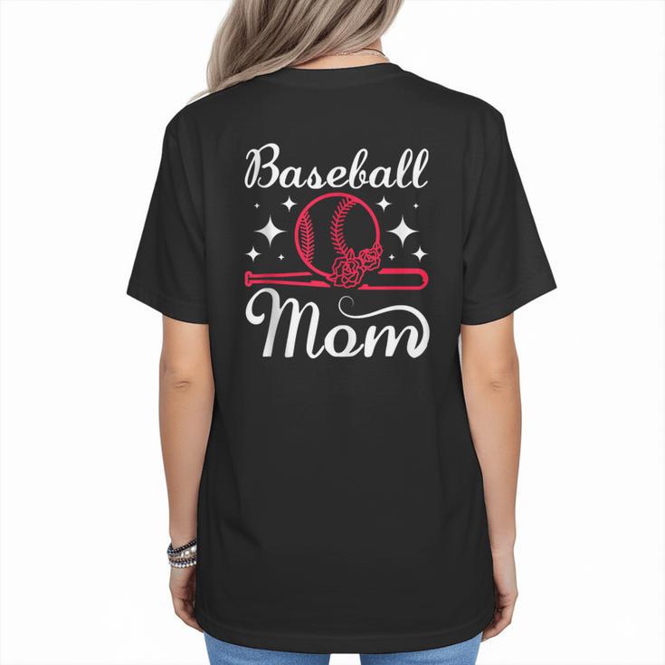 Mommy Baseball Mom Women's T-Shirt Back Print