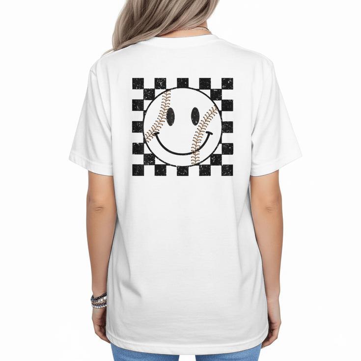 Baseball Game Day Baseball Mom Women's T-Shirt Back Print