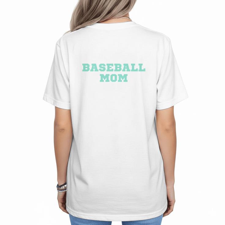 In My Baseball Mom Era Tee Game Day Baseball Mom Life Women's T-Shirt Back Print