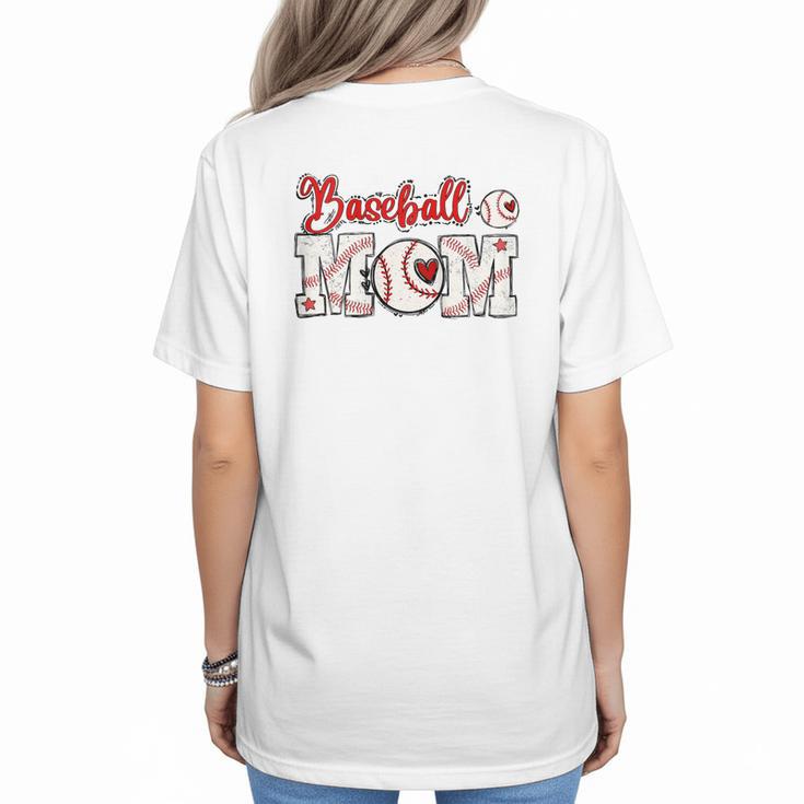 Baseball Mom Sports Women's T-Shirt Back Print