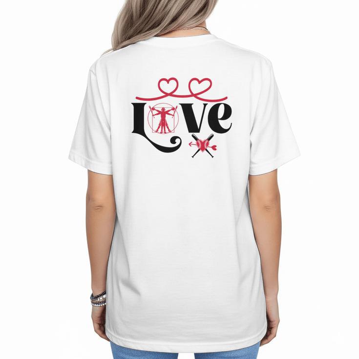 Baseball Softball Baseball Mom LOVE Baseball Premium Tri-Blend Women's T-Shirt Back Print