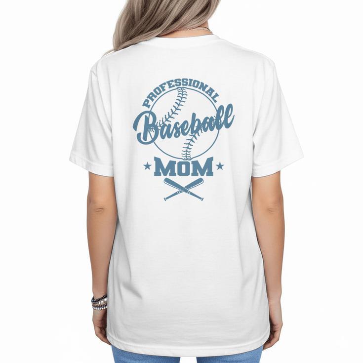Professional Baseball Mom Team Sports Women's T-Shirt Back Print