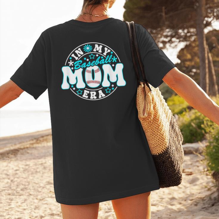 Baseball Mom Era Game Day Women's Women's T-Shirt Back Print Baseball Mom Era Game Day Women's Women's T-Shirt Back Print