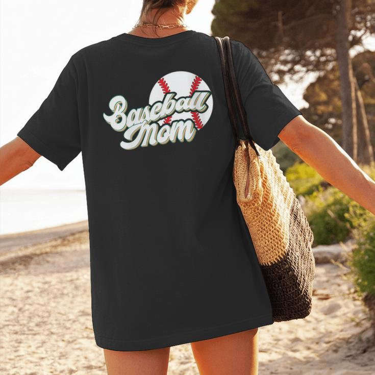 Baseball Mom's Favorite Game Day Women's T-Shirt Back Print Baseball Mom's Favorite Game Day Women's T-Shirt Back Print