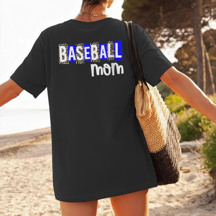 Custom Hustle Tball Tee Ball Womens Baseball Mom Women's T-Shirt Back Print