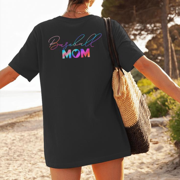 Cute Mother's Day Teeball T-Ball Baseball Mom Women's T-Shirt Back Print Cute Mother's Day Teeball T-Ball Baseball Mom Women's T-Shirt Back Print