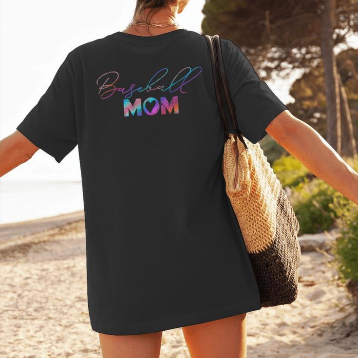 Retro Cute Mother's Day Teeball T-Ball Baseball Mom Women's T-Shirt Back Print Retro Cute Mother's Day Teeball T-Ball Baseball Mom Women's T-Shirt Back Print
