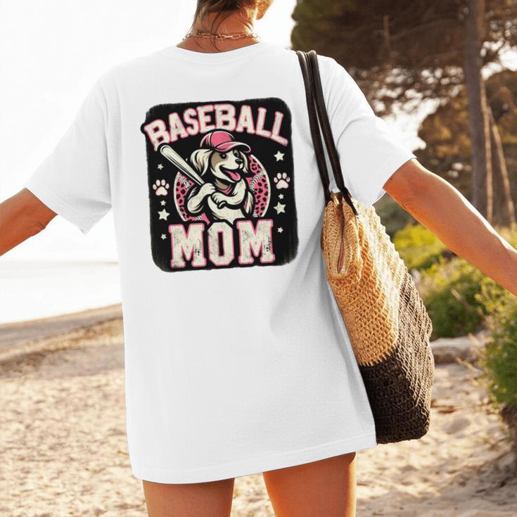 Baseball Mom Dog Mother's In My Baseball Mom Era Women's T-Shirt Back Print Baseball Mom Dog Mother's In My Baseball Mom Era Women's T-Shirt Back Print