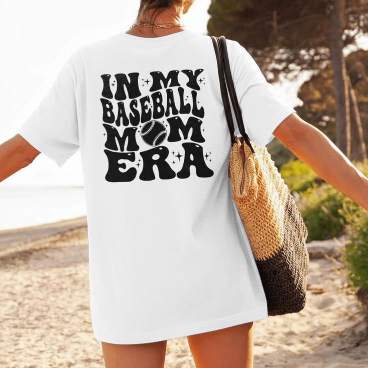 In My Baseball Mom Era Baseball Women's T-Shirt Back Print In My Baseball Mom Era Baseball Women's T-Shirt Back Print