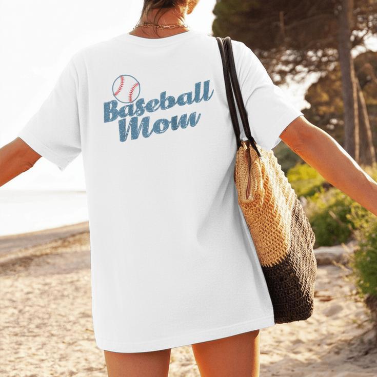Baseball Mom Team Ball Sports Fan Raglan Baseball Tee Women's T-Shirt Back Print Baseball Mom Team Ball Sports Fan Raglan Baseball Tee Women's T-Shirt Back Print