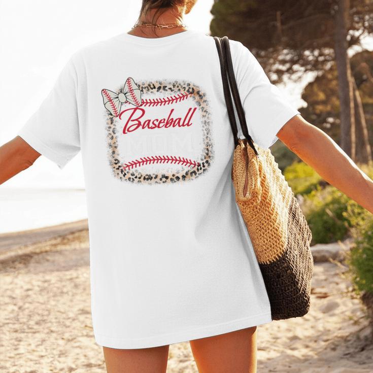 Baseball-Shirt Women Mama Mother Baseball Mom Premium Women's T-Shirt Back Print Baseball-Shirt Women Mama Mother Baseball Mom Premium Women's T-Shirt Back Print