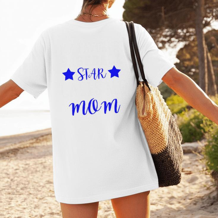 BASEBALL STAR MOM Sporty Design For Proud Baseball Moms Women's T-Shirt Back Print BASEBALL STAR MOM Sporty Design For Proud Baseball Moms Women's T-Shirt Back Print