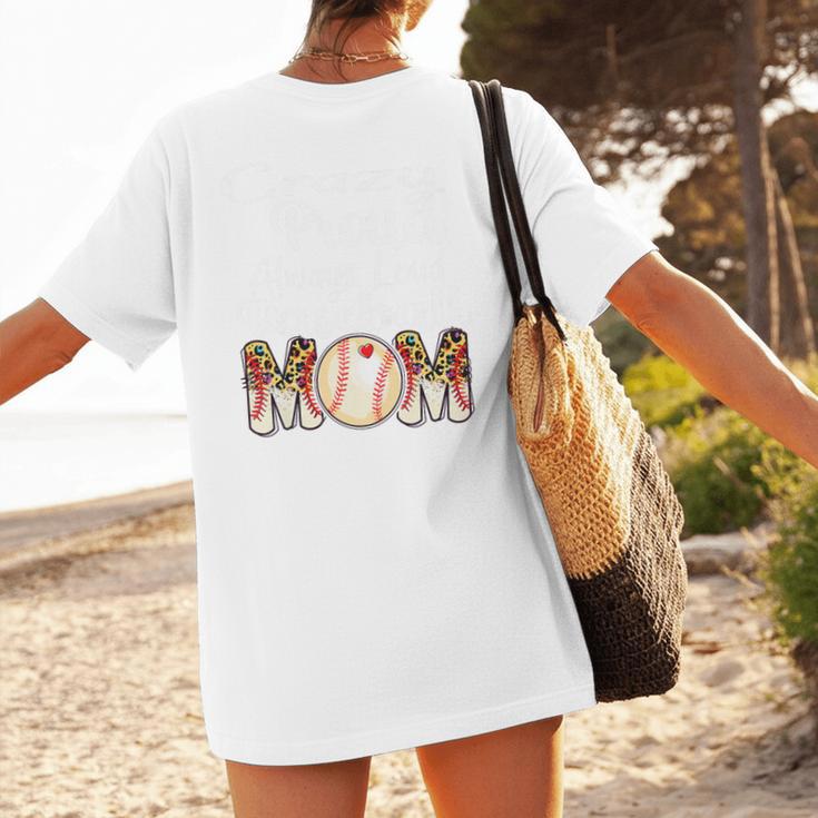 Loud And Proud Baseball Mom Messy Bun 2024 Premium Women's T-Shirt Back Print