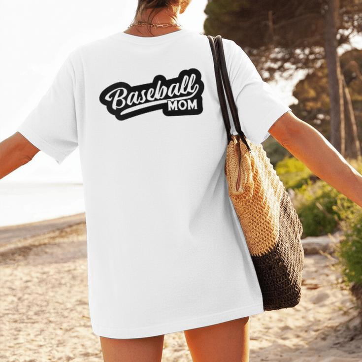 Women's Baseball Softball Baseball Mom Baseball Women's T-Shirt Back Print Women's Baseball Softball Baseball Mom Baseball Women's T-Shirt Back Print